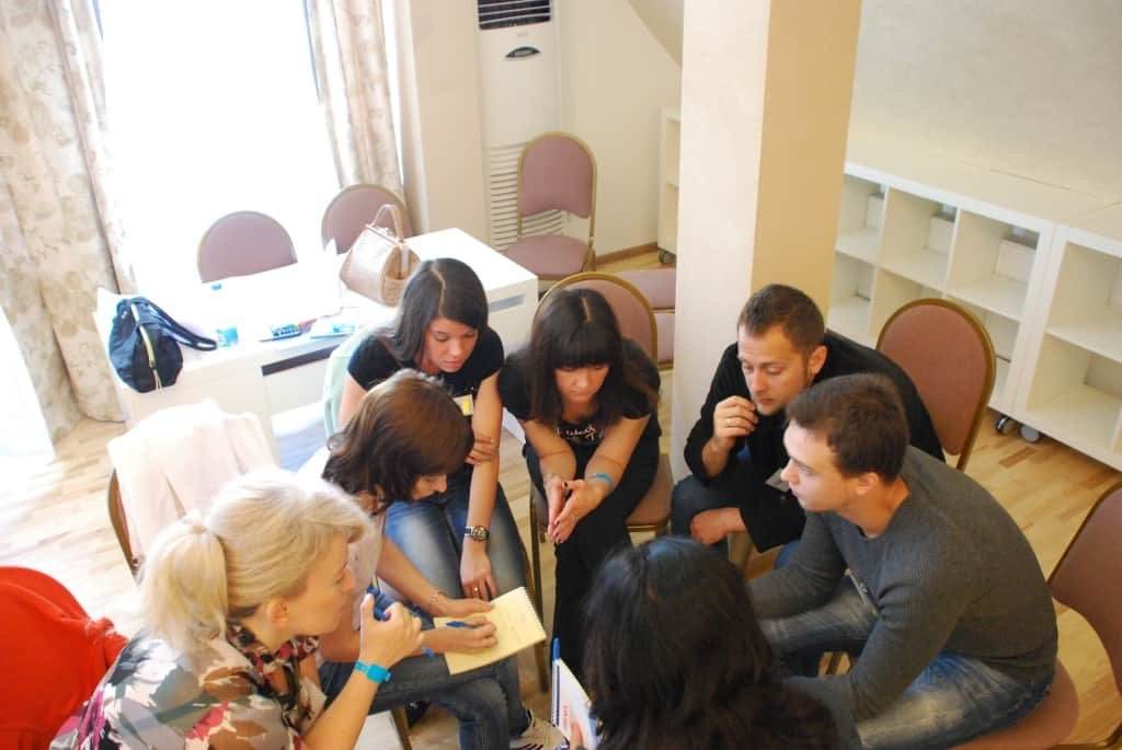 работа группы на тренинге